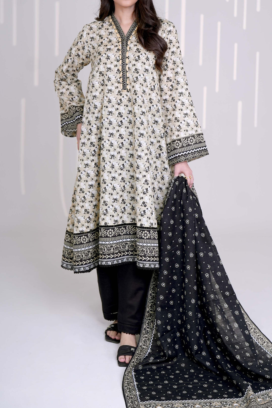 Narmin by Narkin's Unstitched Printed Khaddar 3 Piece Suit NN26UK NUWKDP-3172 - Casual Collection