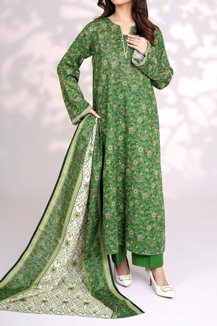Narmin by Narkin's Unstitched Printed Khaddar 3 Piece Suit NN26UK NUWKDP-3158 - Casual Collection
