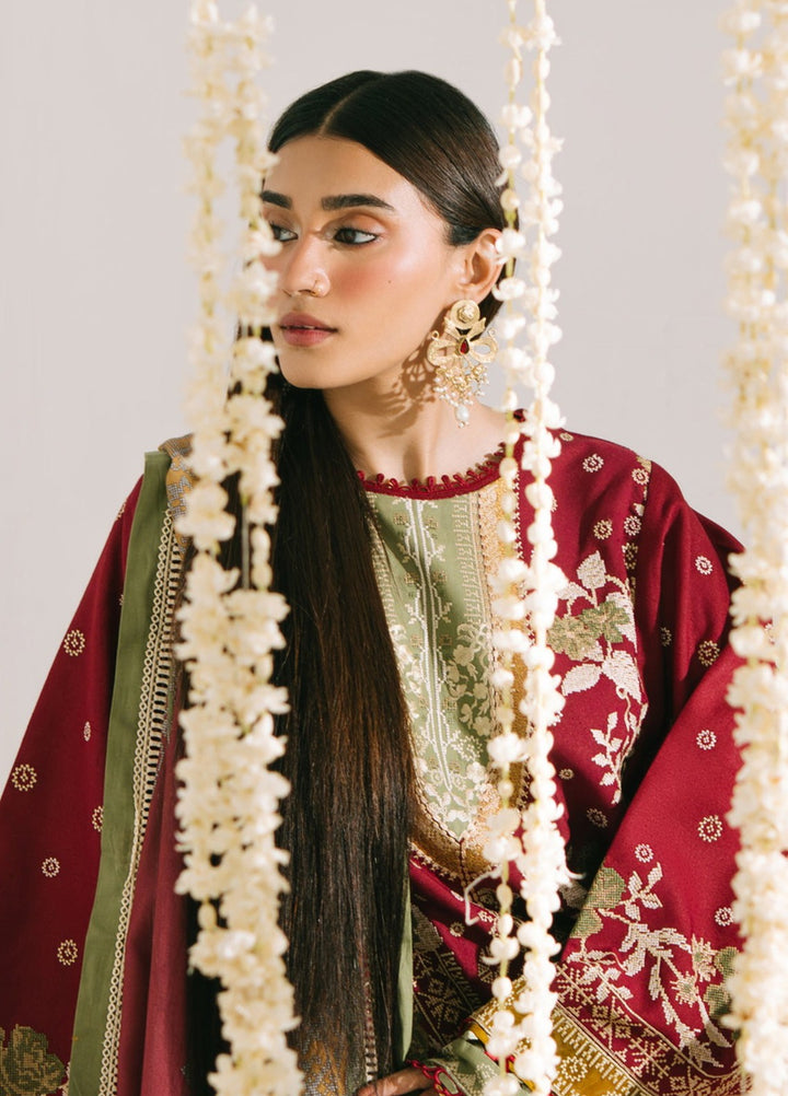 Jeevan by Fiona Embroidered Suits Unstitched 3 Piece FA25JK Lalazaar - Winter Collection