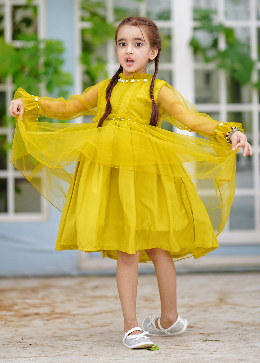 Fairy Bloom by Modest Kids Pret Festive Olive - Festive Collection
