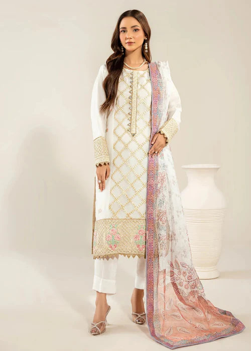 Ramz O Raaz by Ruby Suleiman Pret Festive 3 Piece Light Salmon - Festive Collection