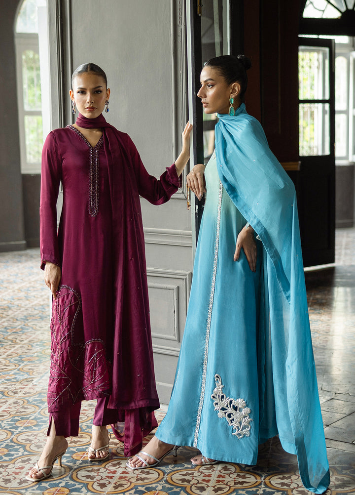 Elara by Mavie Women Pret Ombre Silk Sevaya - Festive Collection