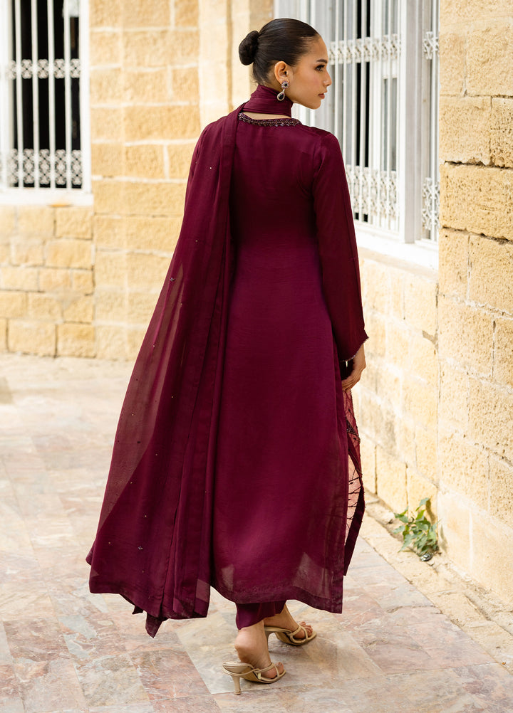 Elara by Mavie Women Pret Shamose Silk Vinya - Festive Collection