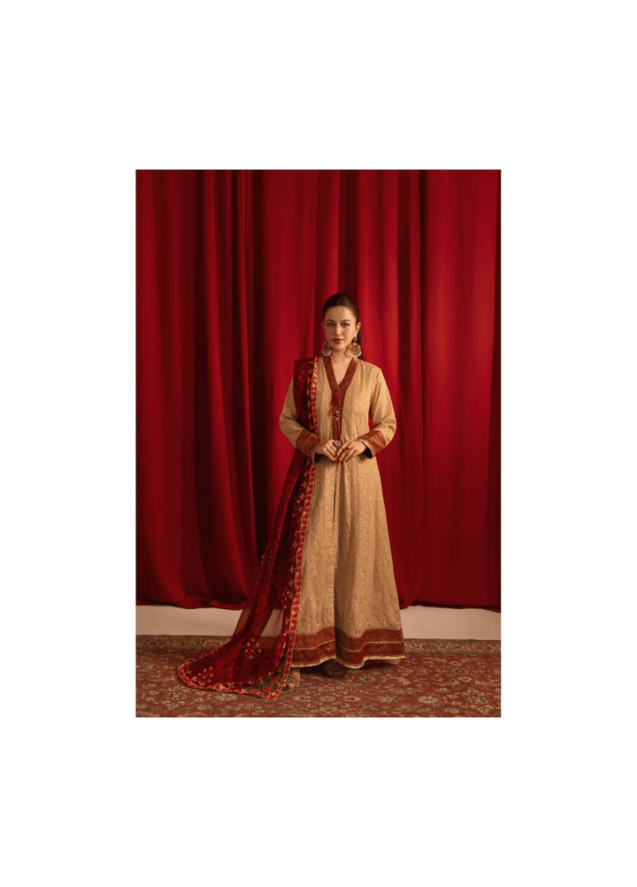 Zaaviay Ruby Charm Chikankari Suit Pret 3 Piece Festive Collection