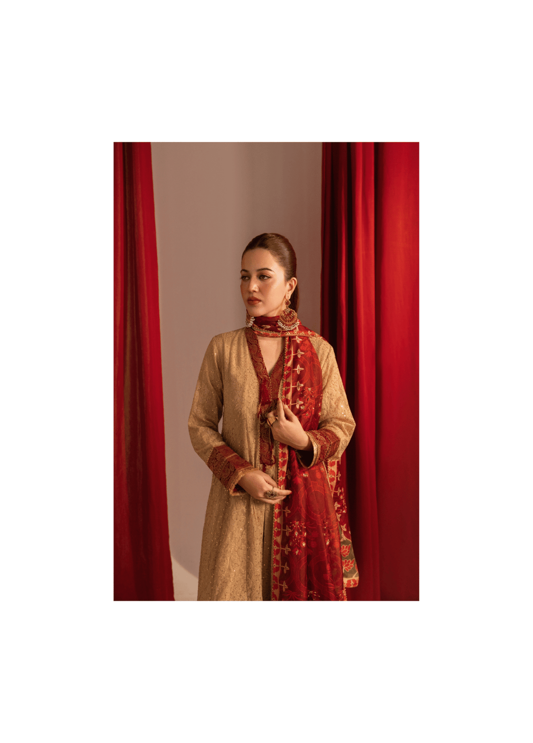 Zaaviay Ruby Charm Chikankari Suit Pret 3 Piece Festive Collection