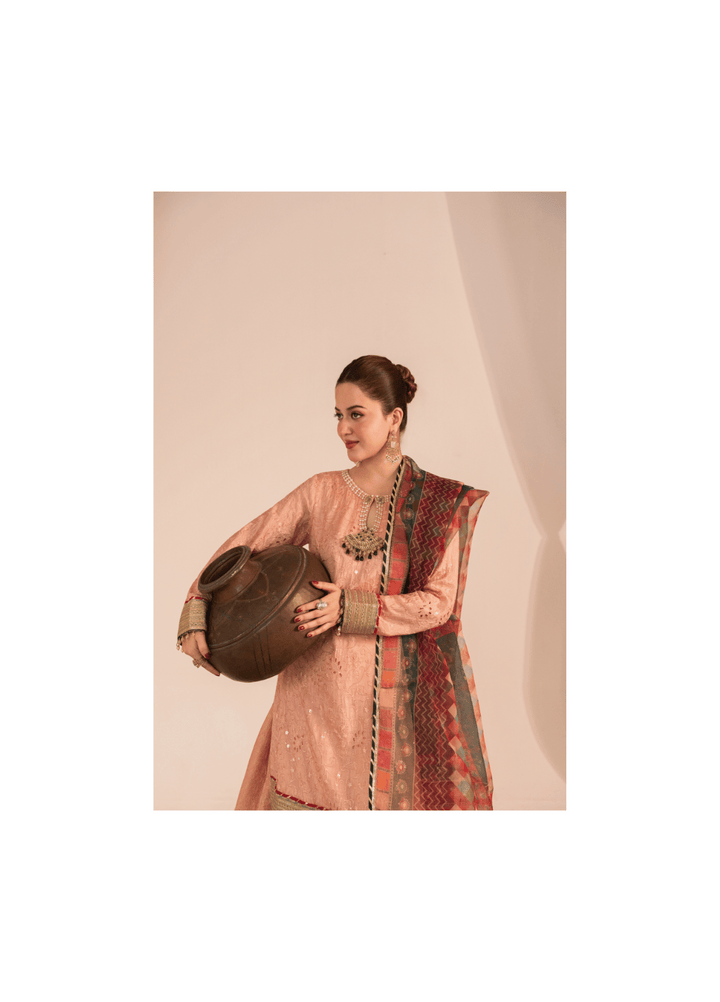 Zaaviay Blush Glow Embroidered Suits 3 Piece Pret Festive Collection