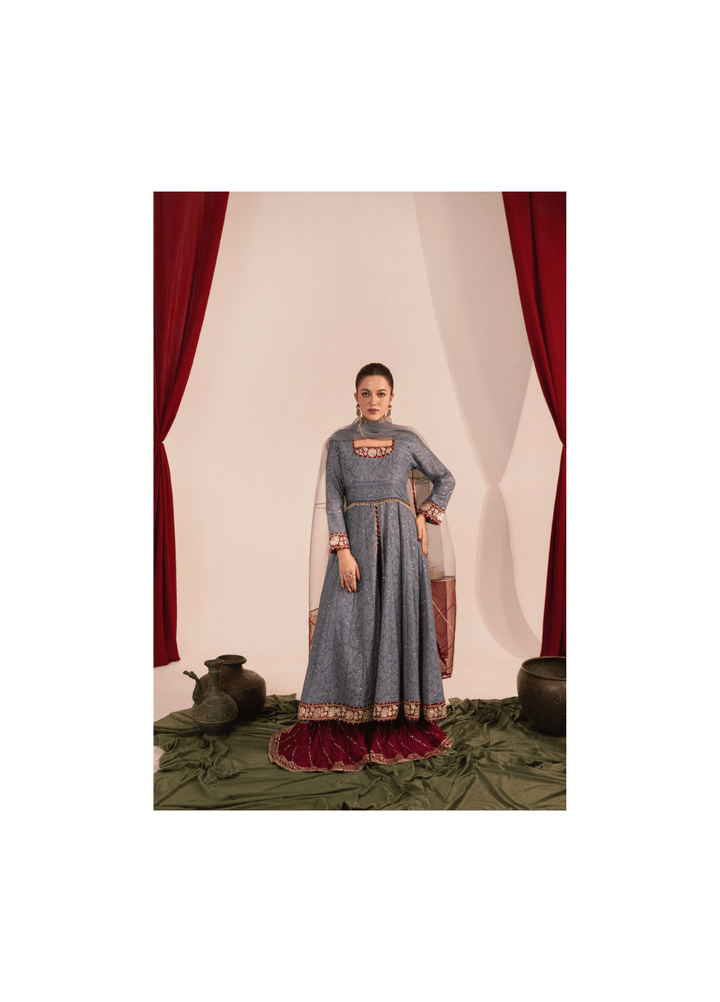 Zaaviay Lavender Breeze Chikankari Suits Pret 3 Piece Festive Collection