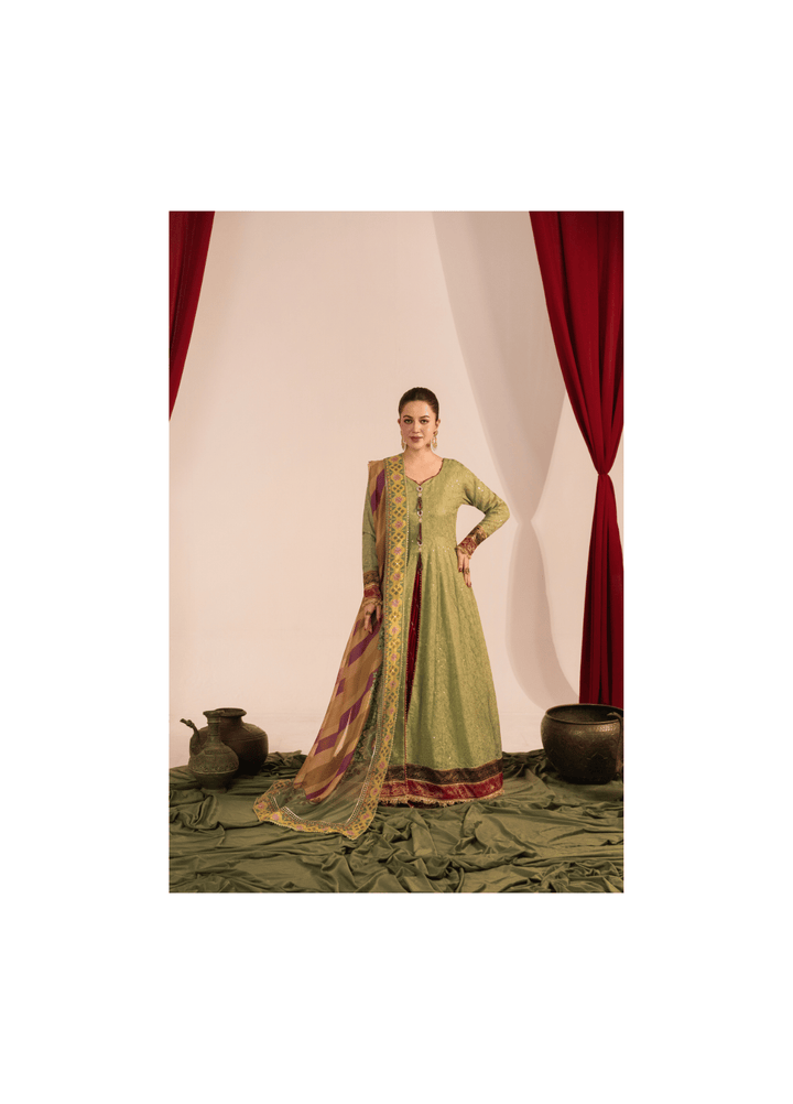 Zaaviay Mint Oasis Chikankari Suits Pret 3 Piece Festive Collection