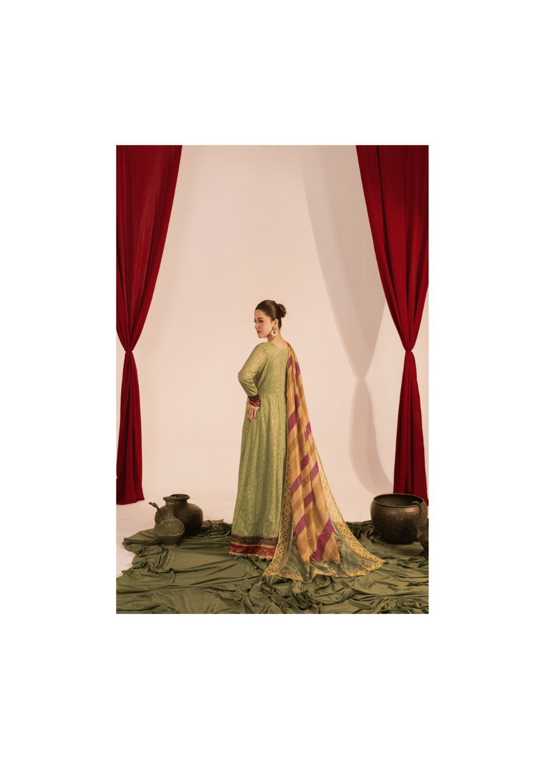 Zaaviay Mint Oasis Chikankari Suits Pret 3 Piece Festive Collection
