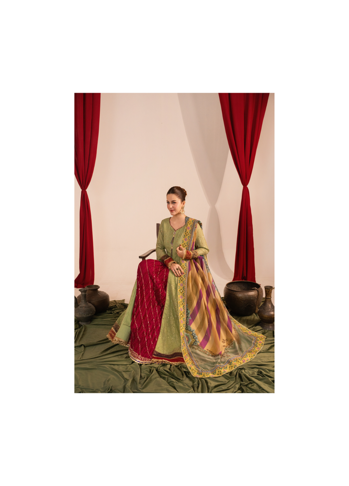 Zaaviay Mint Oasis Chikankari Suits Pret 3 Piece Festive Collection