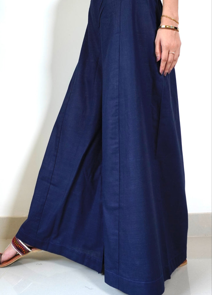 Classic Khaddar Ijaar - Navy Blue