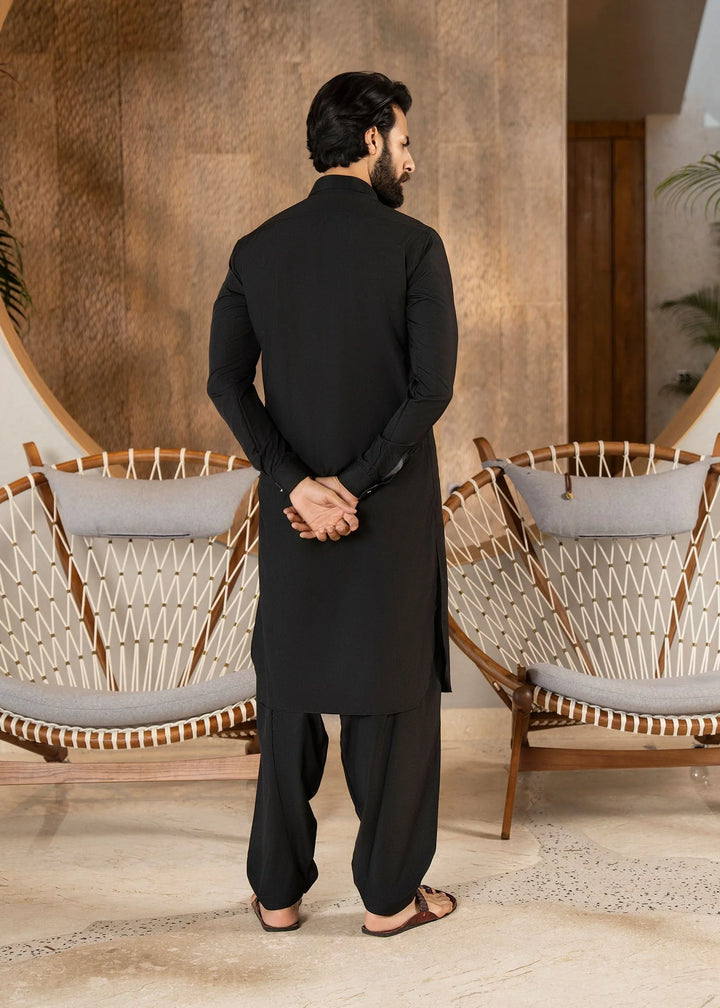 Ghumaan by Buraq Mens Pret Kurta Shalwar Wash n Wear Zerqa - Casual Collection