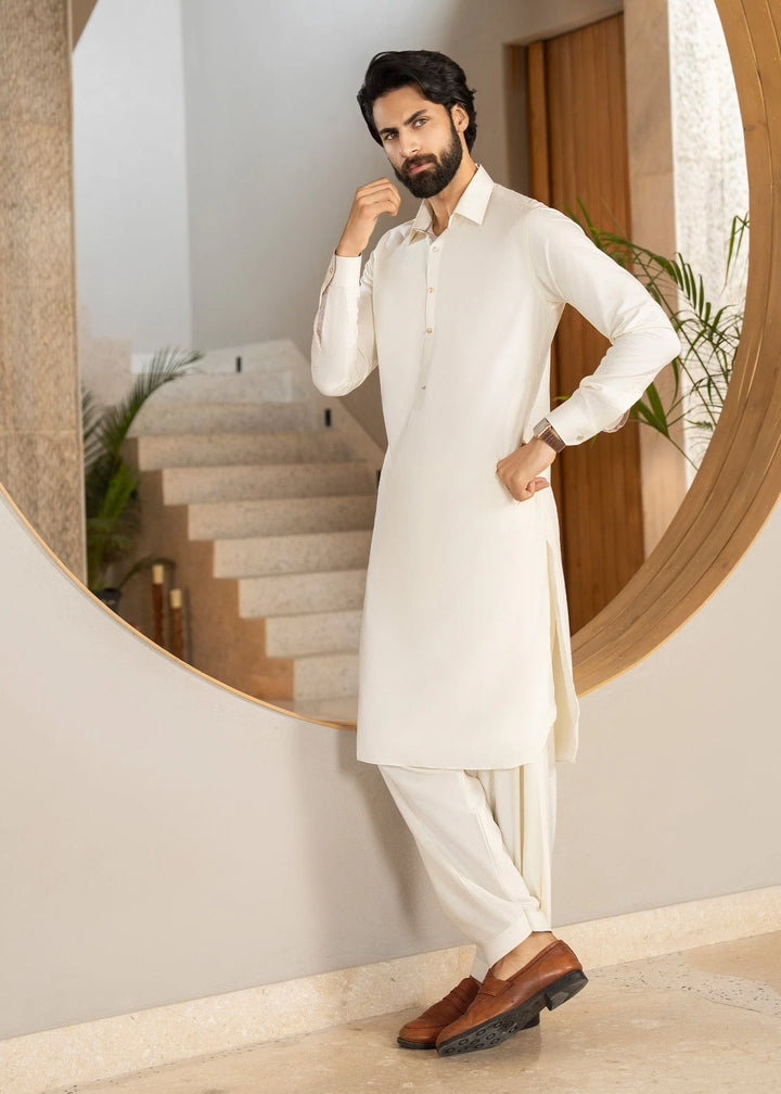 Ghumaan by Buraq Mens Pret Kurta Shalwar Wash n Wear Tajalli - Casual Collection