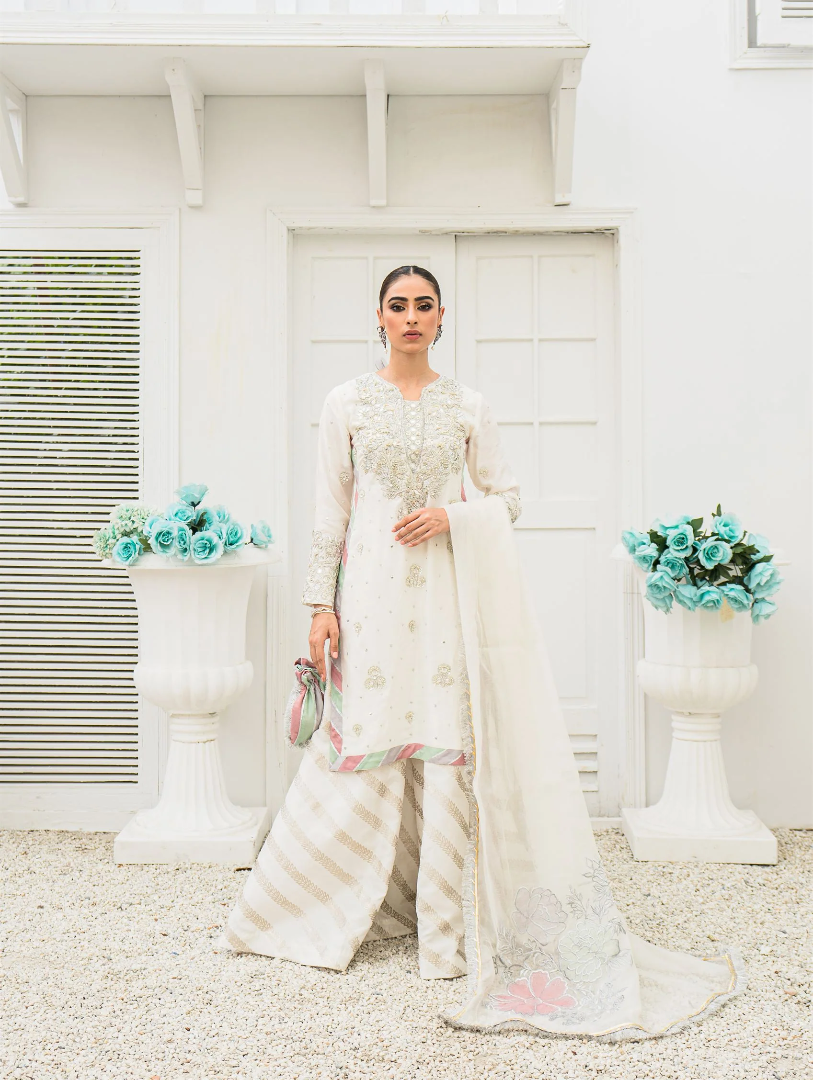 Luxe By Hues Atelier Women Pret 3 Piece Rania - Formals Collection