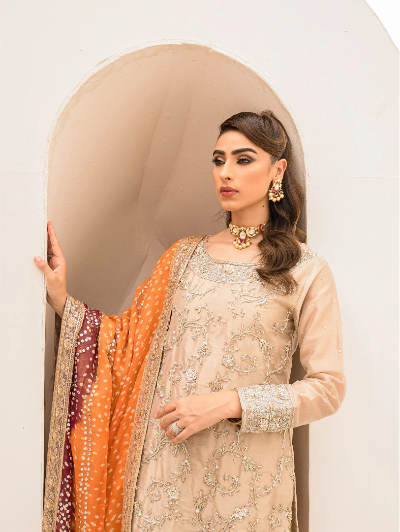 Luxe By Hues Atelier Women Pret 3 Piece Norah - Formals Collection