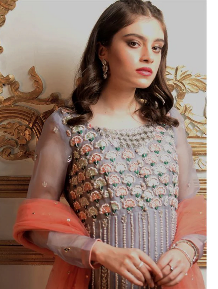 Luxe By Hues Atelier Women Pret 3 Piece Noor E Hues - Formals Collection