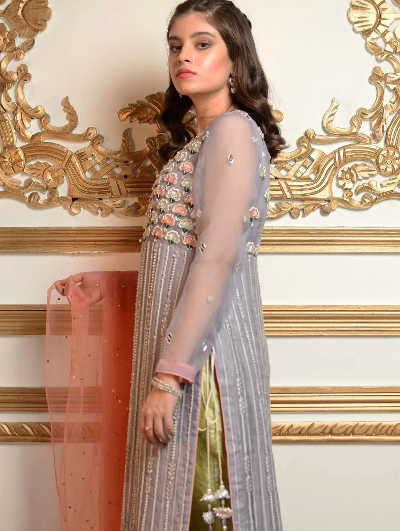 Luxe By Hues Atelier Women Pret 3 Piece Noor E Hues - Formals Collection