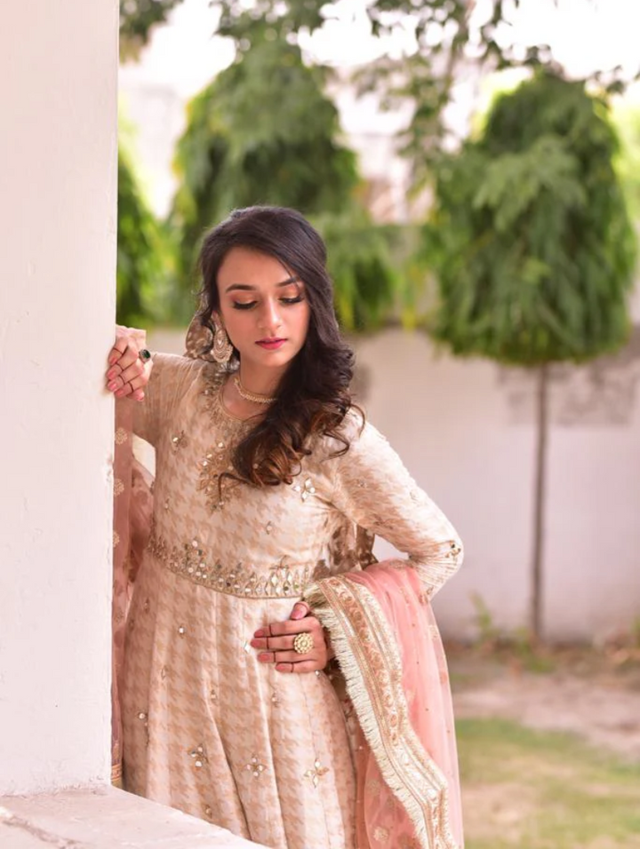 Luxe By Hues Atelier Women Pret 3 Piece Sheesha Formal Pishwaas - Formals Collection