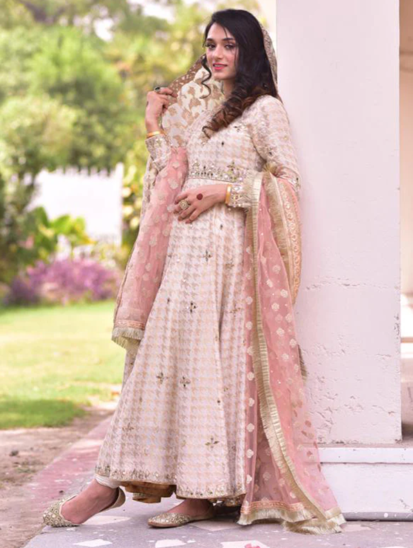 Luxe By Hues Atelier Women Pret 3 Piece Sheesha Formal Pishwaas - Formals Collection
