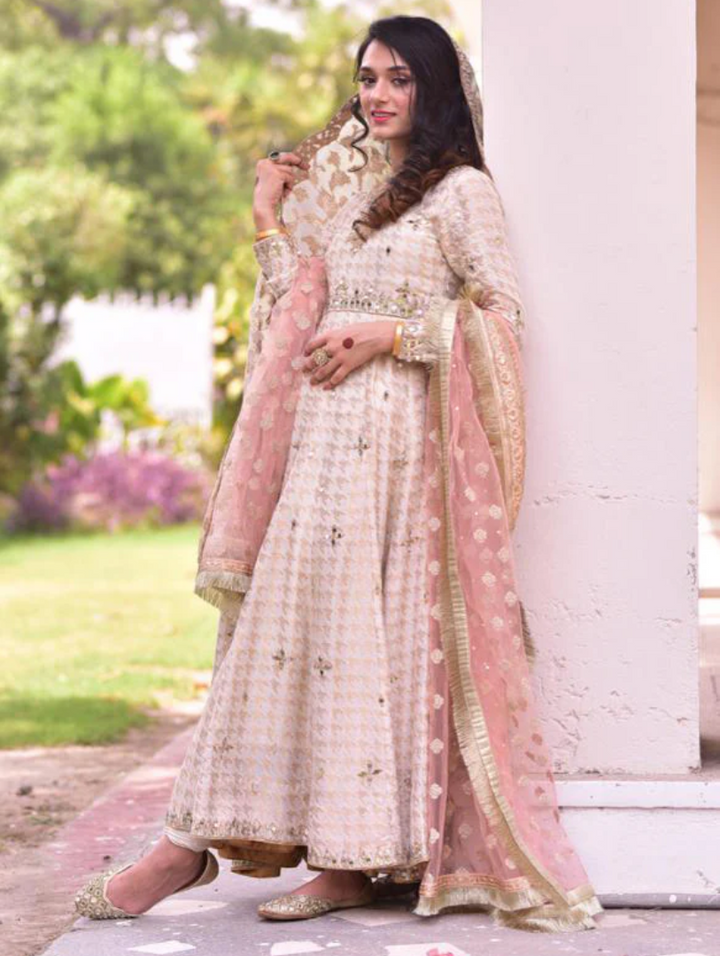 Luxe By Hues Atelier Women Pret 3 Piece Sheesha Formal Pishwaas - Formals Collection