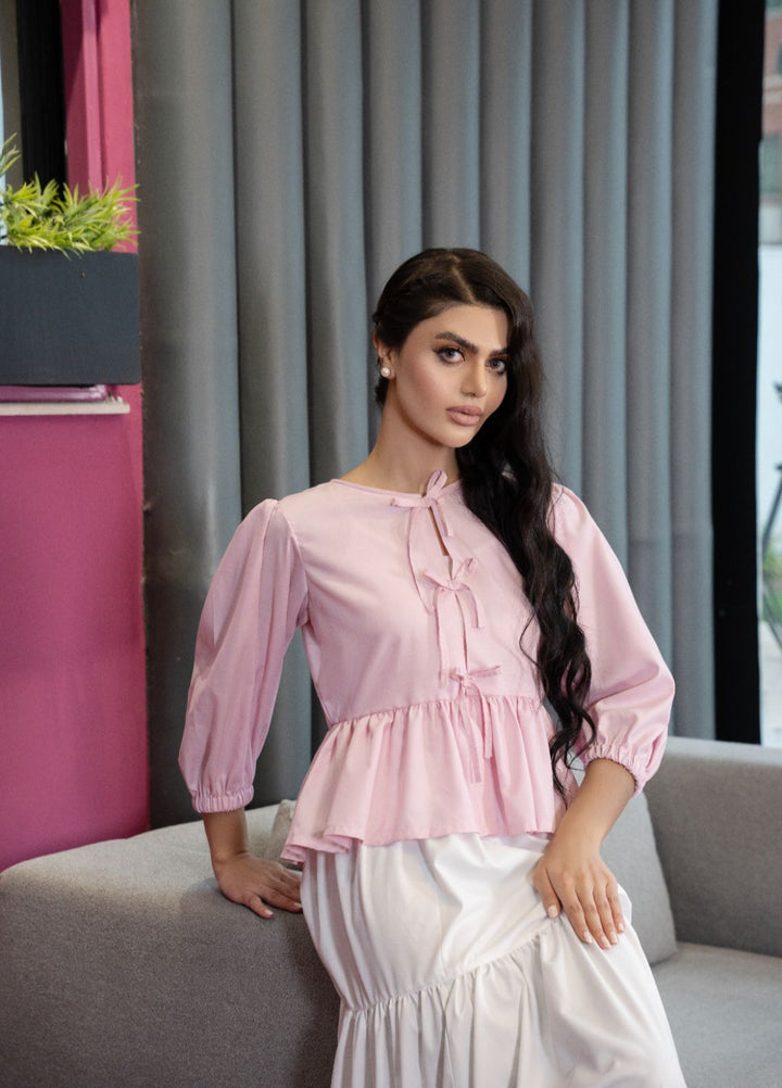 Evenmore by The Slay Wear Pret Tropical 1 Piece Essiential White skirt - Formals Collection