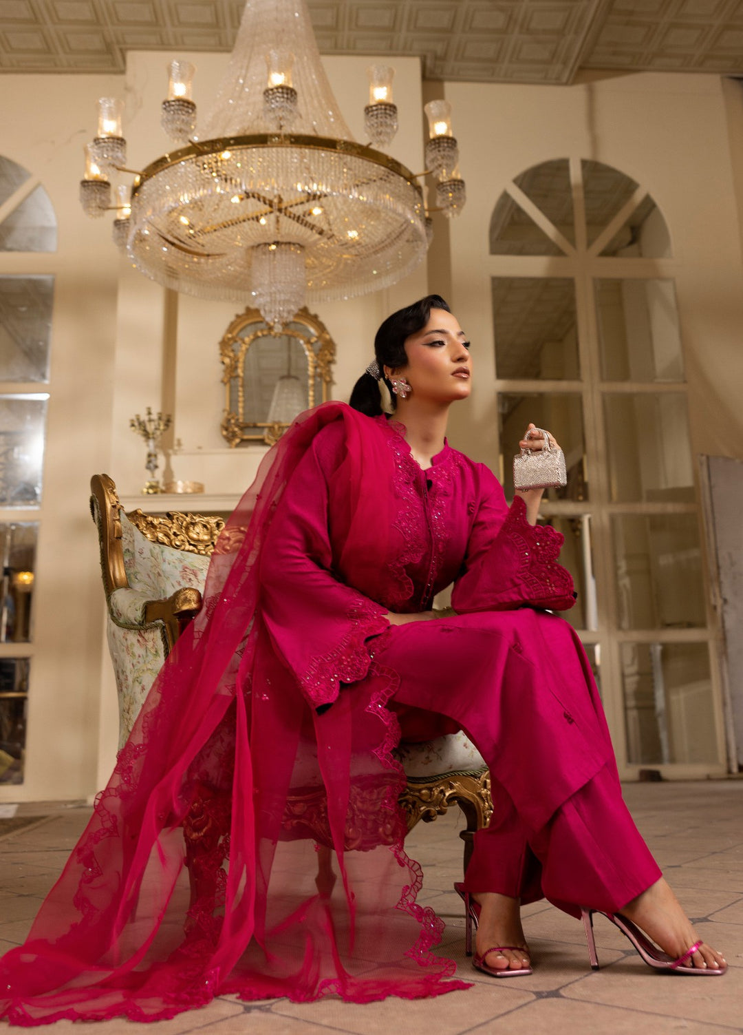 Style Nova by Tessa Pret 3 Piece Raw Silk Velora - Festive Collection