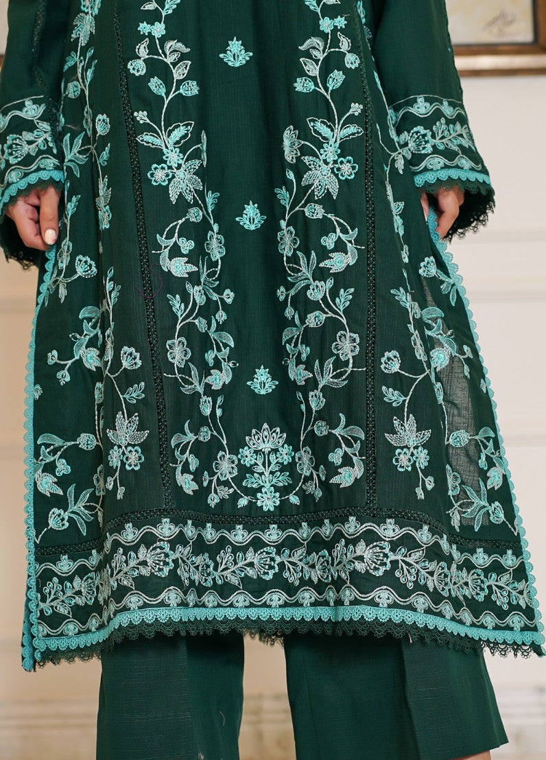 Zyna Unstitched Embroidered Khaddar 3 Piece Silva - Winter Collection