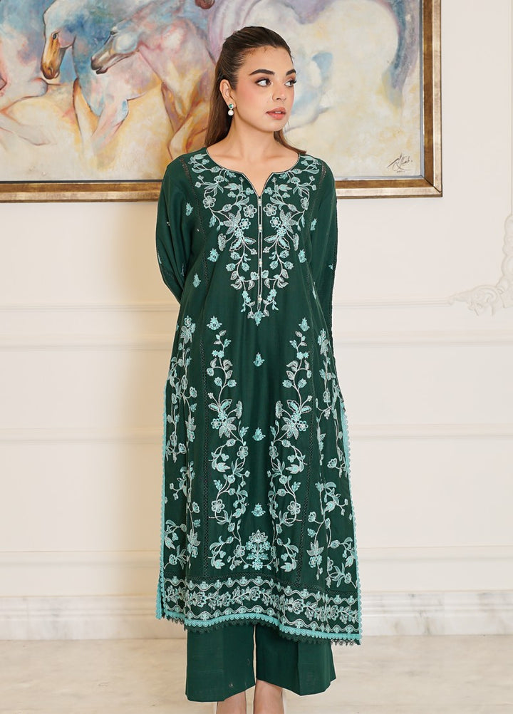 Zyna Unstitched Embroidered Khaddar 3 Piece Silva - Winter Collection