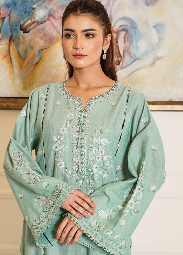 Zyna Unstitched Embroidered Khaddar 3 Piece Azyra - Winter Collection