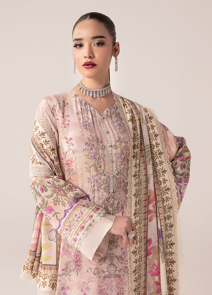 Sahane Ready To Wear Chiffon 3 Piece Suit Ct-15005 Zade Pret - Formals Collection
