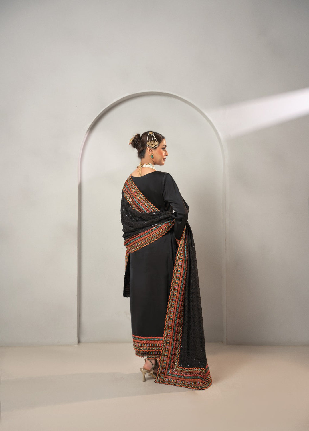 Dilkash by Fozia Khalid Pret 3 Piece Shamooz Silk Zehnaseeb - Festive Collection