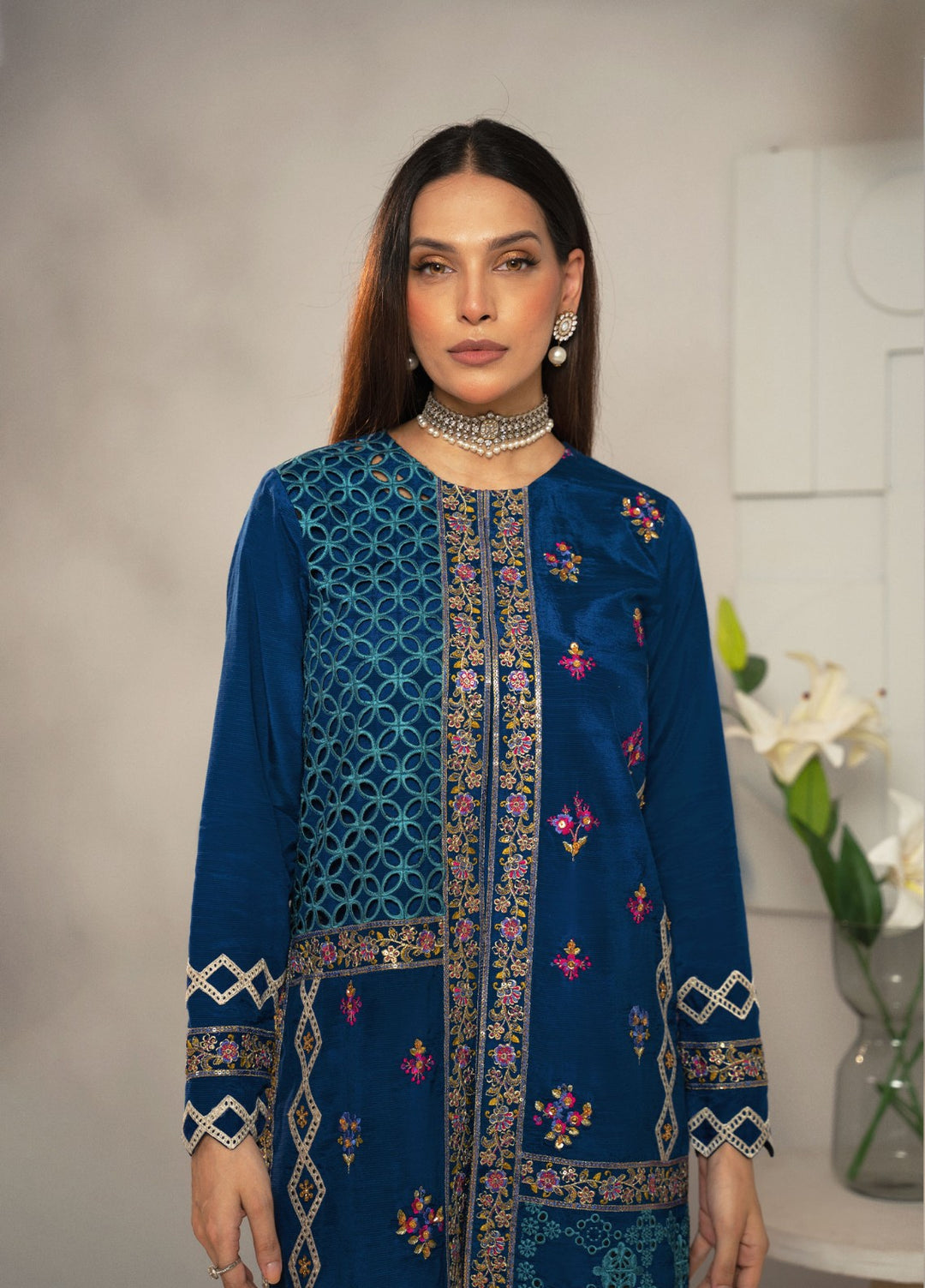 Dilkash by Fozia Khalid Pret 3 Piece Sheesha Silk Laraib - Festive Collection