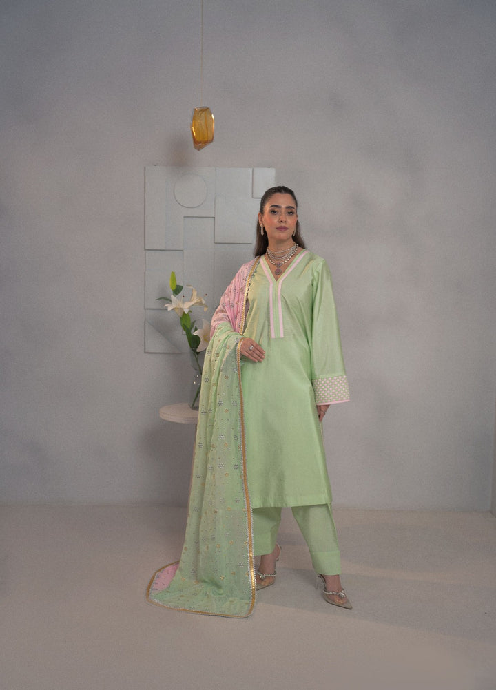 Dilkash by Fozia Khalid Pret 3 Piece Sheesha Silk Alaya - Festive Collection