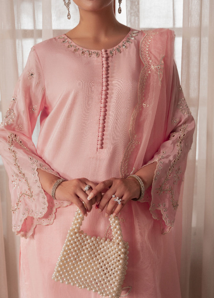 Amelia by Scherezade Women Pret Luxury Ramen Silk 3 Piece Blossom - Festive Collection