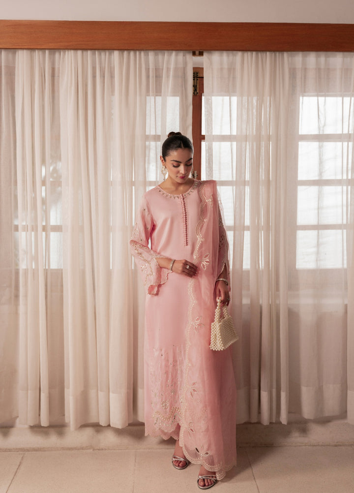 Amelia by Scherezade Women Pret Luxury Ramen Silk 3 Piece Blossom - Festive Collection