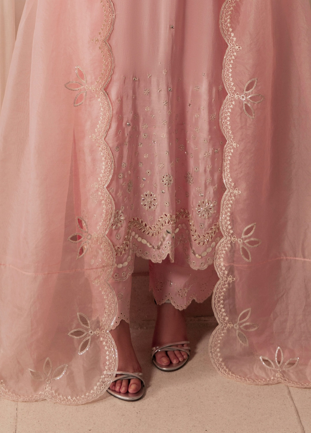 Amelia by Scherezade Women Pret Luxury Ramen Silk 3 Piece Blossom - Festive Collection