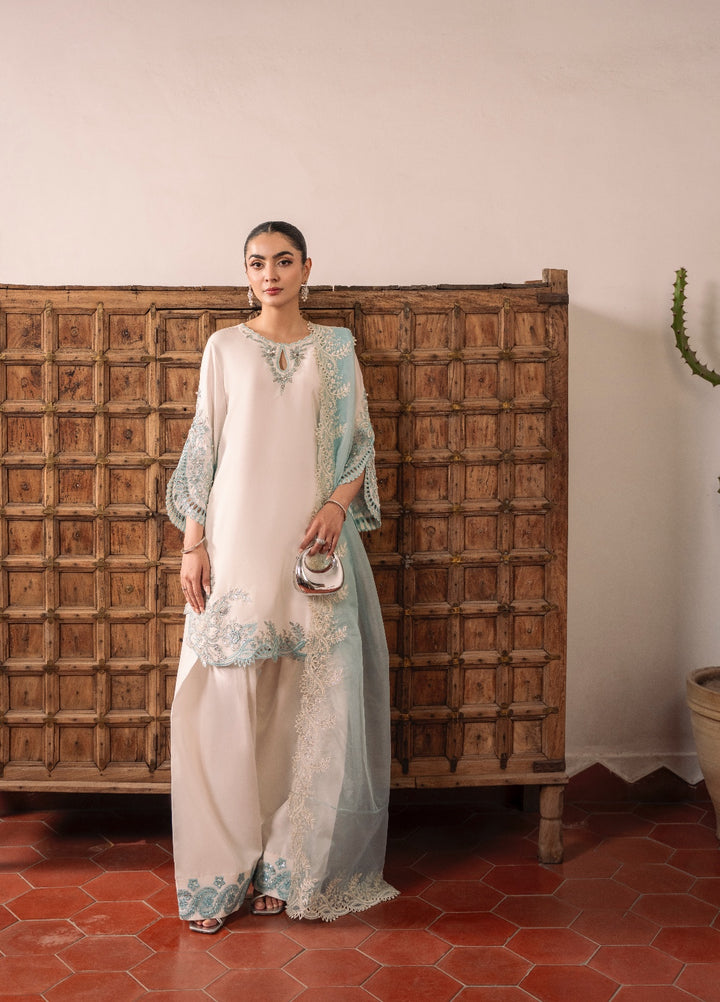 Amelia by Scherezade Women Pret Luxury Ramen Silk 3 Piece Twinkle - Festive Collection