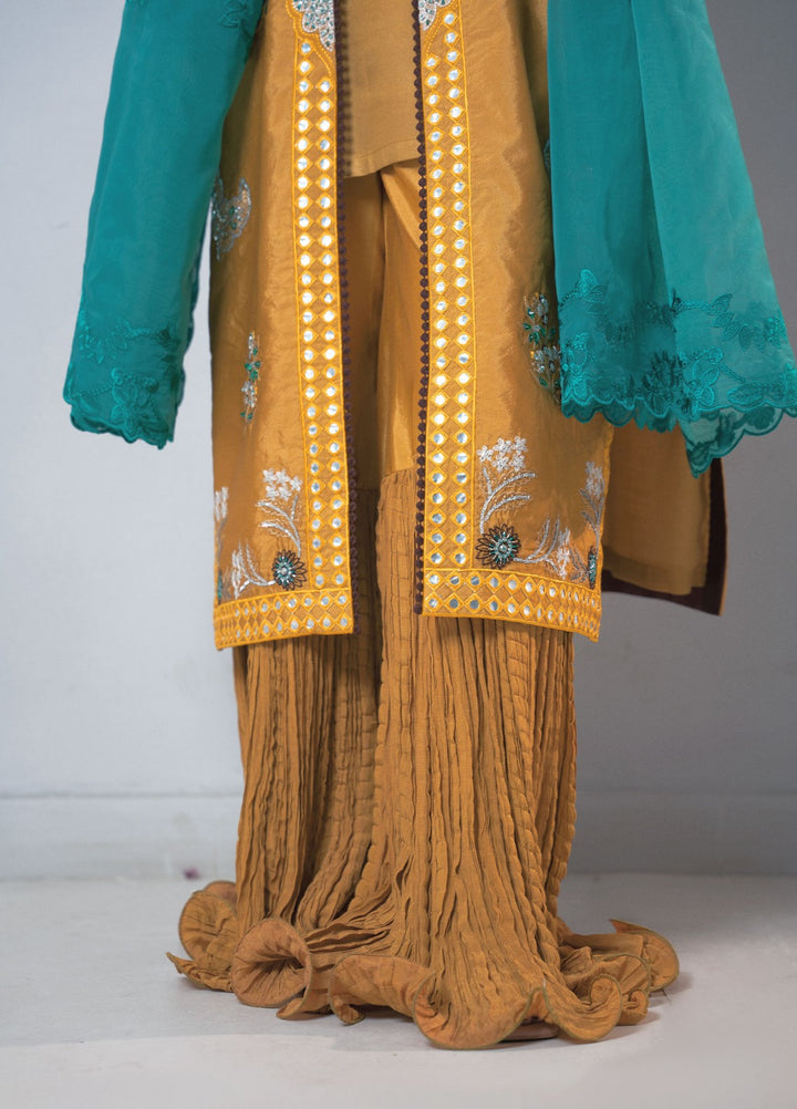 Dilkash by Fozia Khalid Pret 4 Piece Sheesha Silk Mehr - Festive Collection