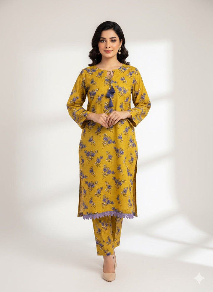 Tosheeza Saith Women Pret 2 Piece stiched khhader two piece D-03 - Winter Collection