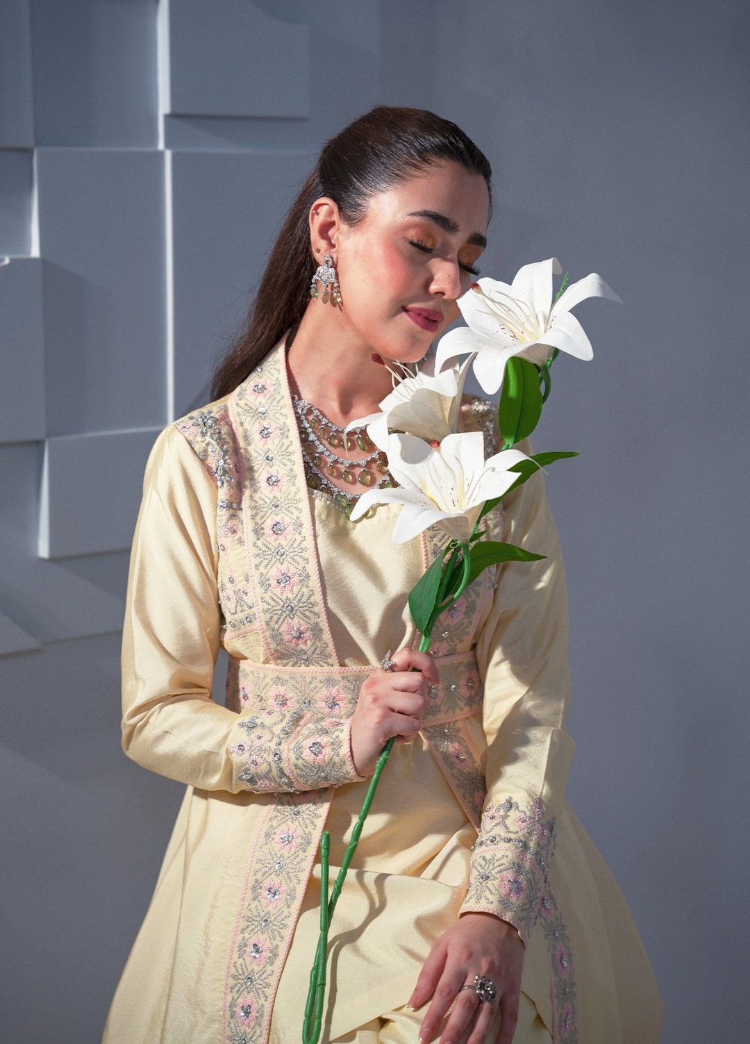 Dilkash by Fozia Khalid Pret 4 Piece Sheesha Silk Sahar - Festive Collection