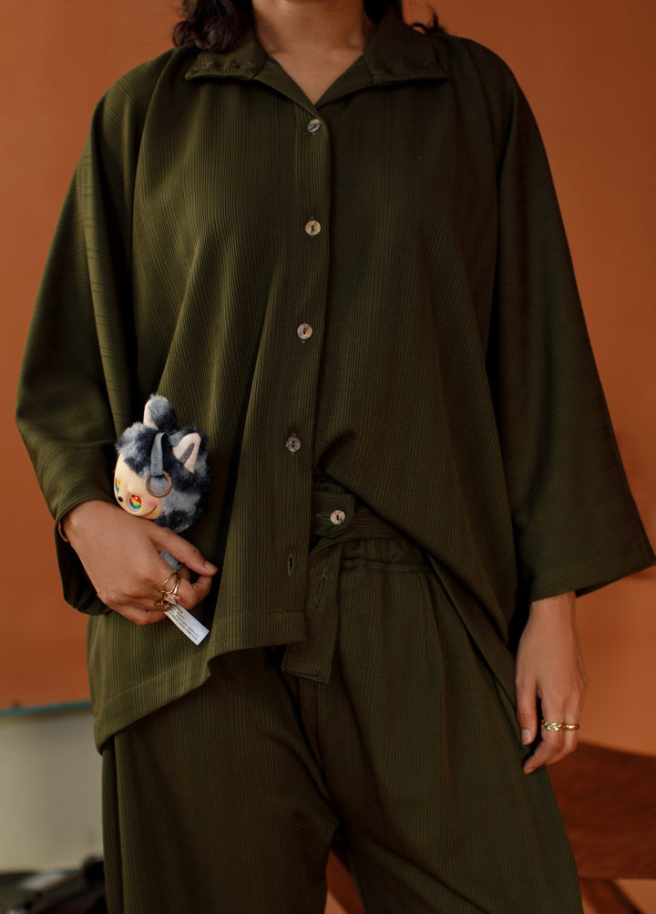 Motion by Ombrella Women Pret 2 Piece Jersey Olive Muse - Winter Collection