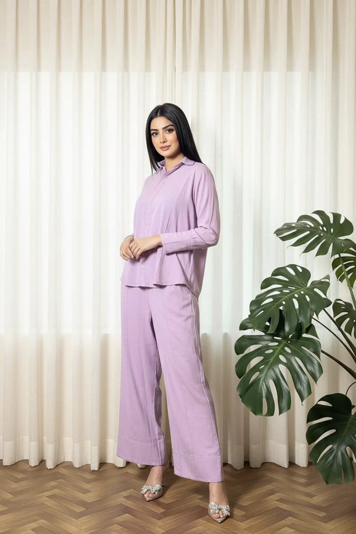 Urban Cut RTW Solids Cotton Co-Ord Sets Suit C-15 - Casual Collection