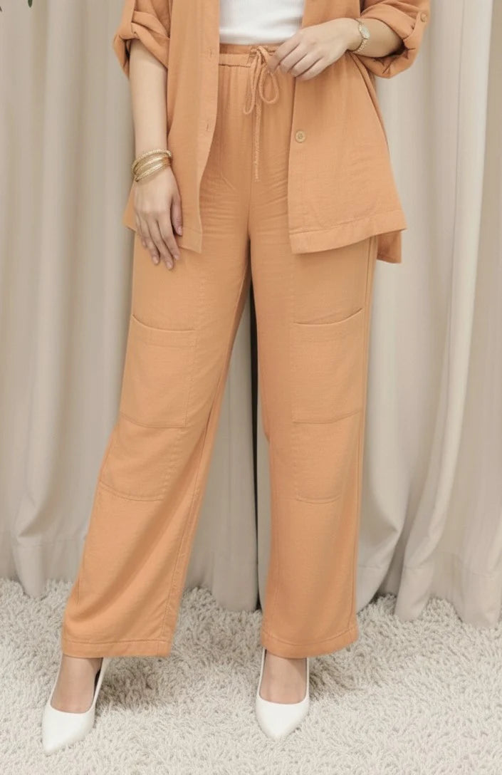 Urban Cut RTW Solids Cotton Co-Ord Sets Suit C-9 - Casual Collection