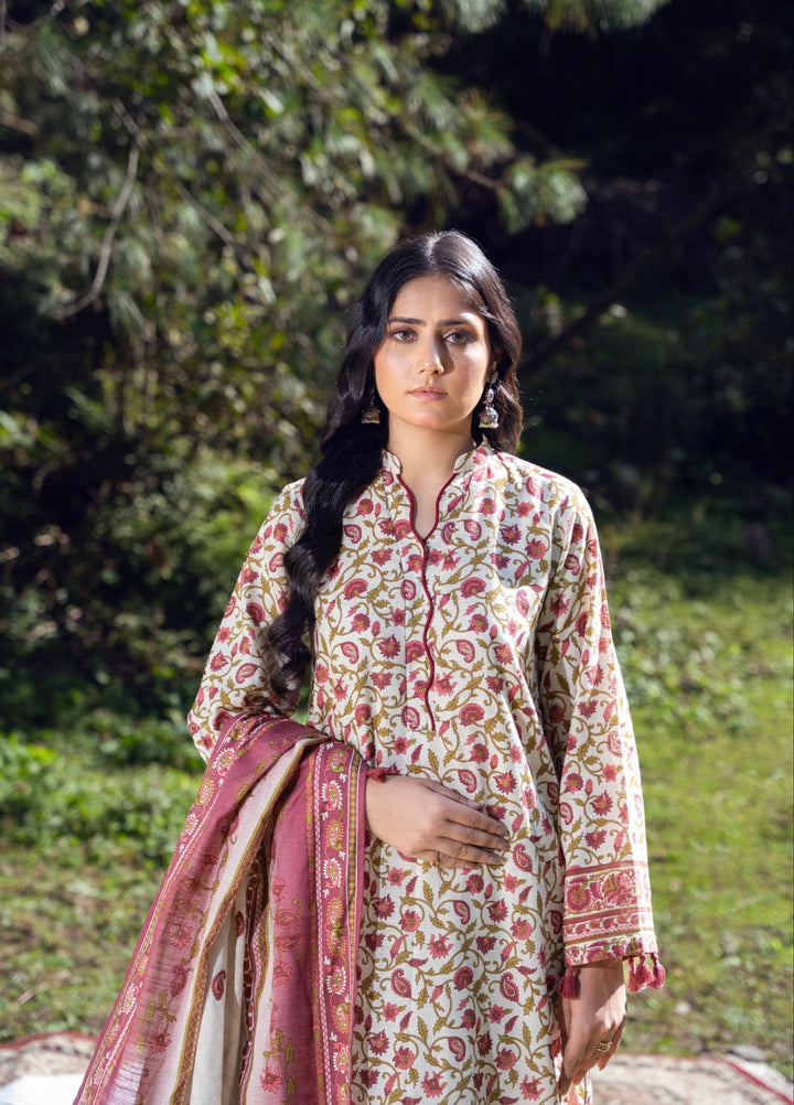 PAISLEY - Printed Unstitched Khaddar Suit (3 Piece) 3134