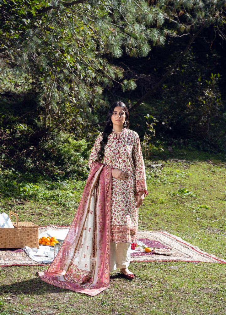 PAISLEY - Printed Unstitched Khaddar Suit (3 Piece) 3134