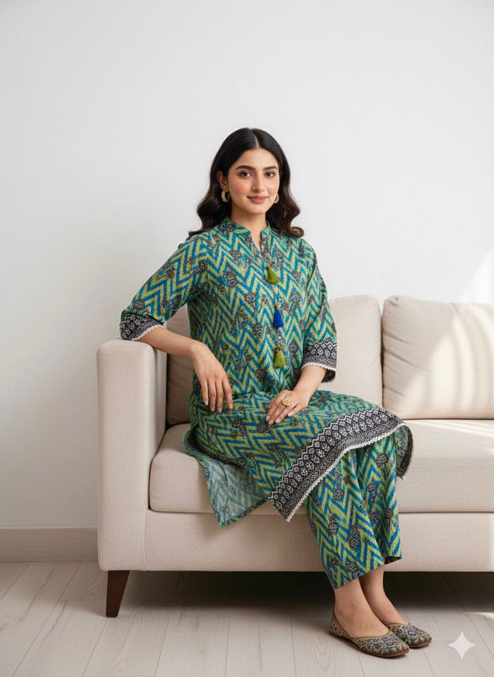 Tosheeza Saith Women Pret Khaddar 2 Piece D-3 - Winter Collection