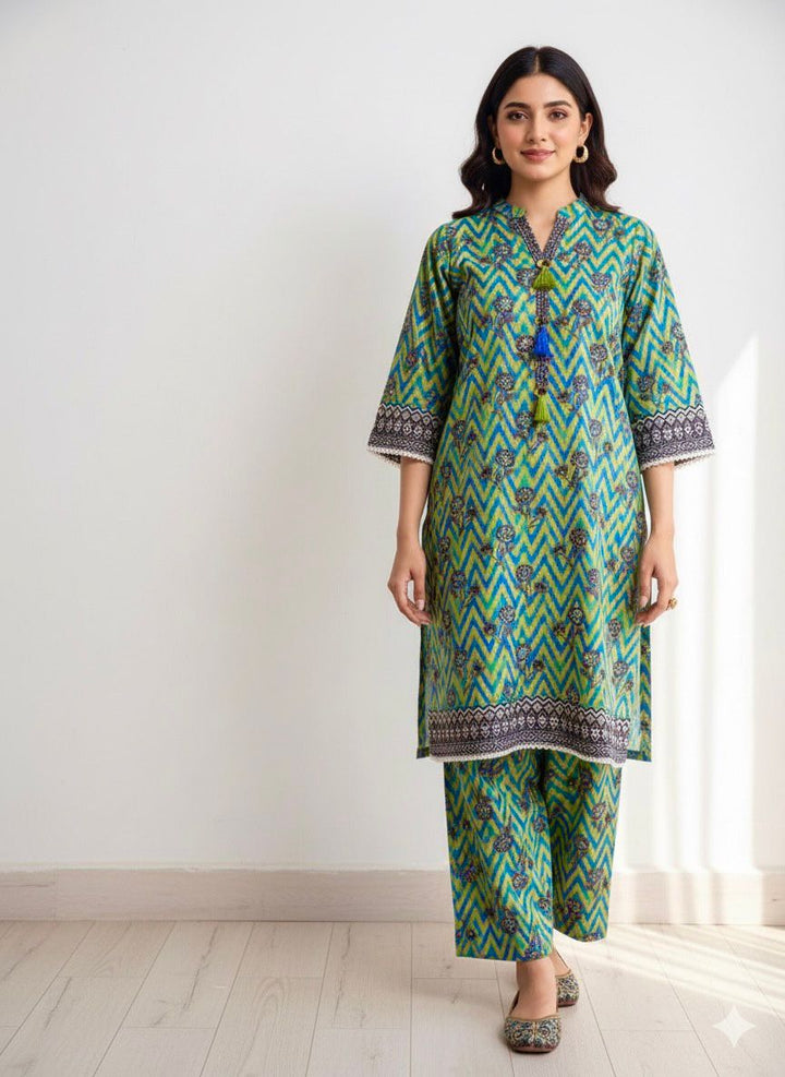 Tosheeza Saith Women Pret Khaddar 2 Piece D-3 - Winter Collection