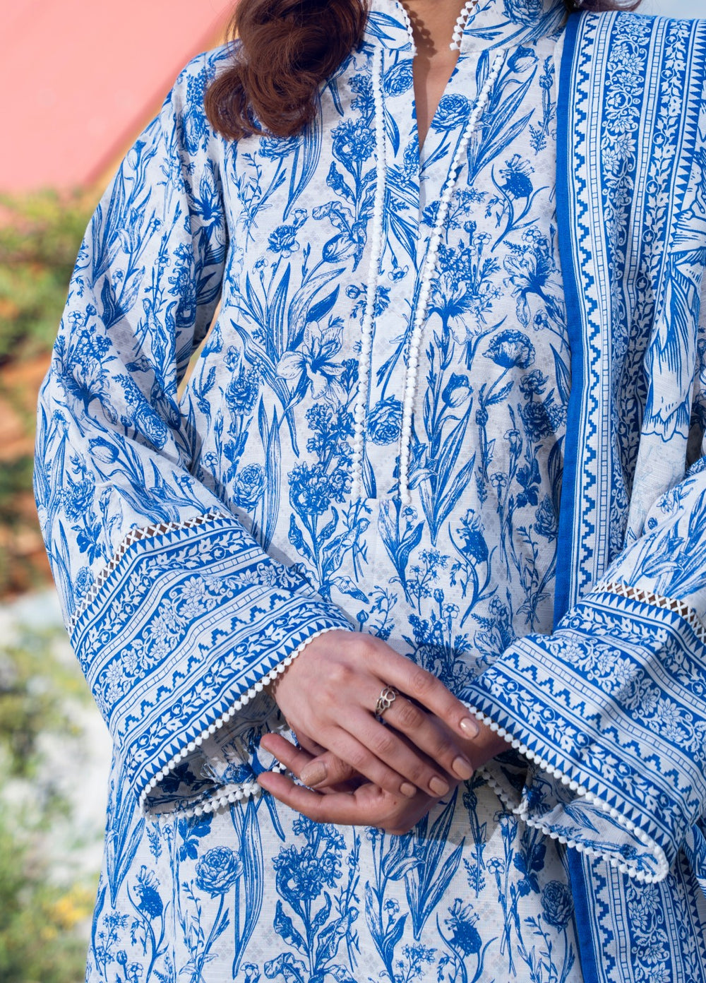 MIST - Printed Unstitched Khaddar Suit (3 Piece) 3128