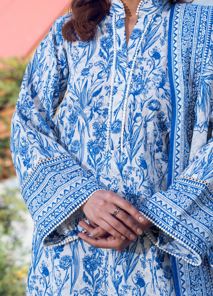 MIST - Printed Unstitched Khaddar Suit (3 Piece) 3128