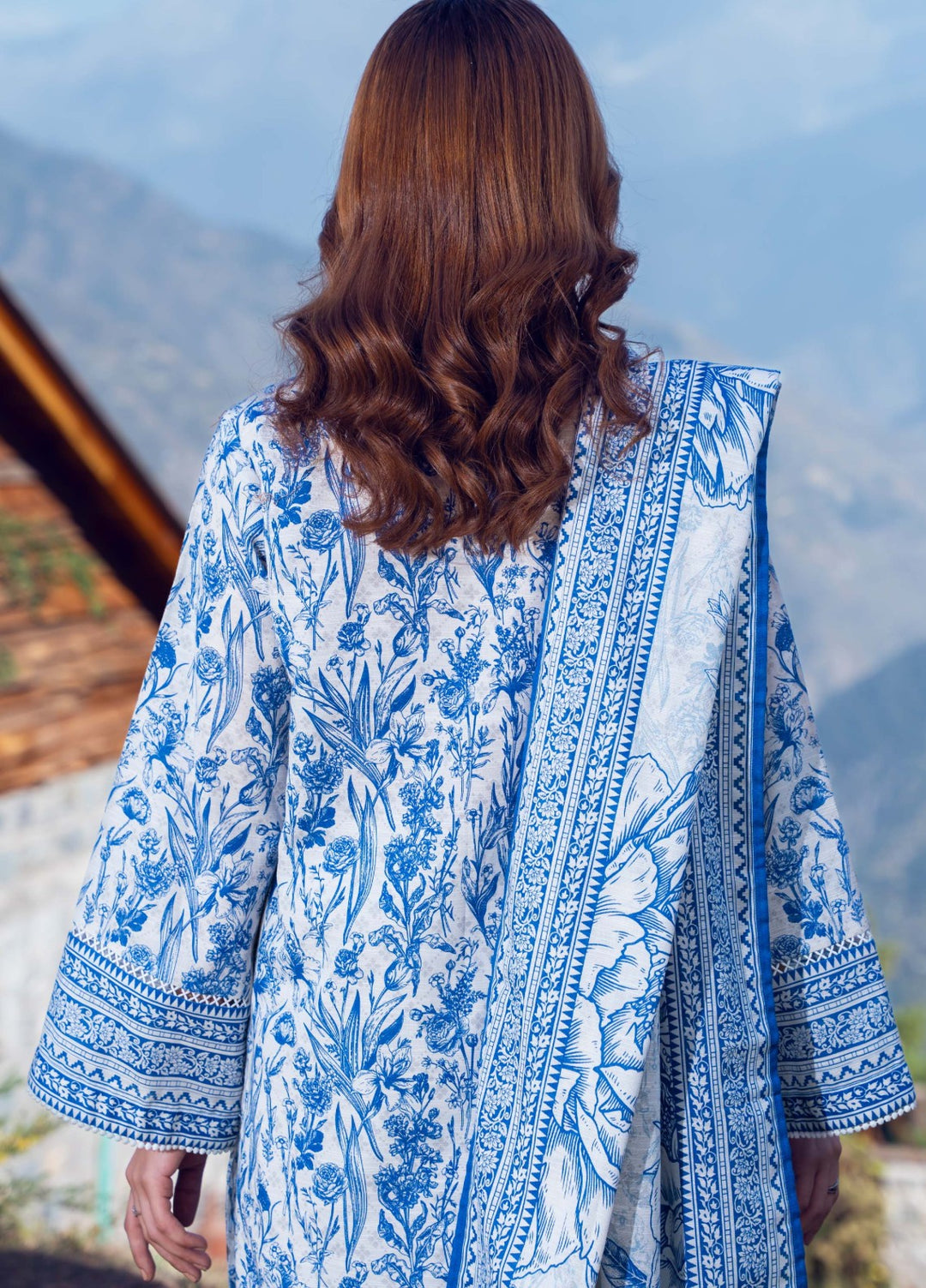 MIST - Printed Unstitched Khaddar Suit (3 Piece) 3128